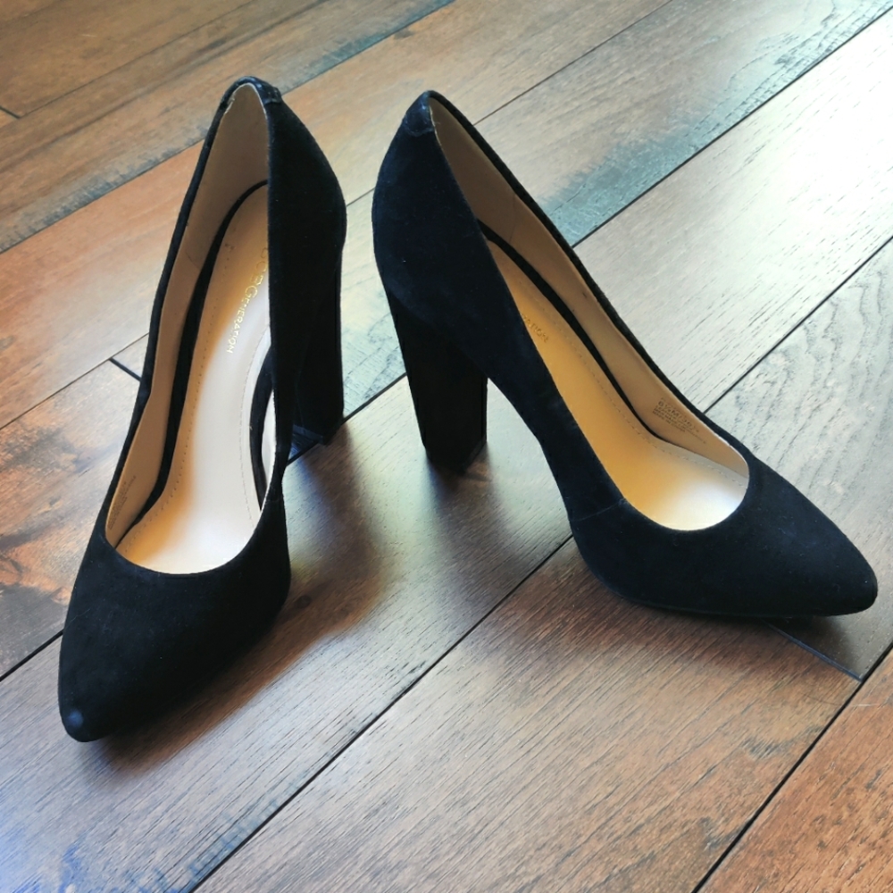 BCBGeneration Black Suede Pumps - Size 6.5